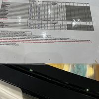 Apologies the left part of the image did not capture! The member of staff gave me this document. Vegan options: vanilla, blueberry (I think), raspberry and tropical  at Parisella's Ice Cream Parlour in Conwy