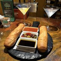 The Mediterranean board (do not eat the marinara sauce - it is not vegan)   at The Naked Olive in Berkeley Springs