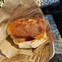Falafel Burger at Breaktime Burgers in Luxembourg City