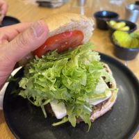 Vegan burgerr  at Konga Burger - San Francisco in Chihuahua