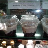yummy pbj vegan parfait at Green Tomato Grill in Orange