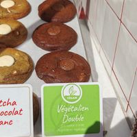One Vegan cookie choice at Ben's Cookies in Lille