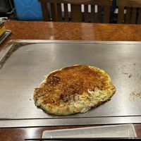   at Okonomiyaki Kiraku in Kyoto