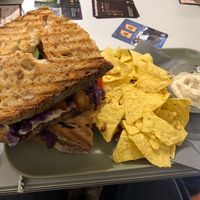 ‚Chicken‘ sandwich   at Das Brett in Innsbruck