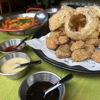 I heard this place was featured in BBC and now I get to try their vegan chicken here!!😍 it’s made from mushrooms and the texture is incredible 😋 Must go place in Korea 🫶 at Chicken in the Kitchen in Seoul