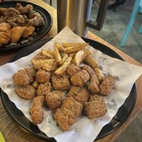 Vegan chicken  at Chicken in the Kitchen in Seoul