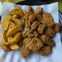 The most delicious vegan chicken! at Chicken in the Kitchen in Seoul