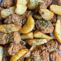 Plain - add your own amount of saucee  at Chicken in the Kitchen in Seoul