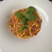 Vegan vegetable pasta (not on menu)  at Marzio in Sanremo