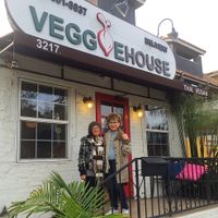 Me and my grandma :) at Veggie House in Los Angeles
