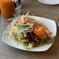 Papaya salad  at Veggie House in Los Angeles