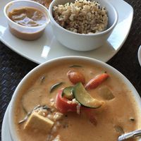 Pineapple curry at Veggie House in Los Angeles