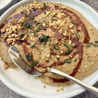 Eggplant dip special of the day   at Paulina Escanes in San Juan