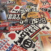 Table  at Bastard Burgers - Sankt Paulsgatan in Stockholm
