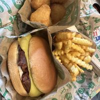 Vegan burger and jalapeño poppers  at Bastard Burgers - Sankt Paulsgatan in Stockholm