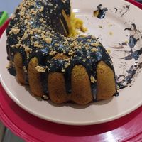 Bolo de cenoura com chocolate at Doce Delírium Sabores do Norte in Palmas