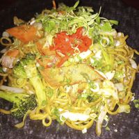 Vegetable yakisoba at Takumi Cuisine in Decatur
