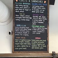 Menu  at Skybowl Cafe  in Seattle