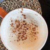Unsweetened delicious soymilk chai  at Skybowl Cafe  in Seattle