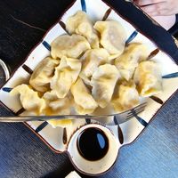 Dumplings with vegetables at Shaniu's House of Noodles in Berlin