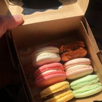 macarons  at IJssalon Scoobs & Winstons in Alkmaar