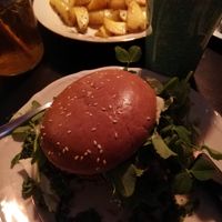 Green burger 🍔 at Cafe Ulla Terkelsen in Aalborg
