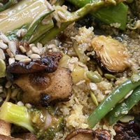 Stir fry  at Mercado Municipal in Villa De Leyva