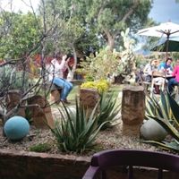 Mesas  at Mercado Municipal in Villa De Leyva