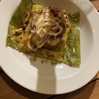 Vegan Tamal  at Mercado Municipal in Villa De Leyva