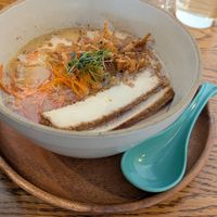 Platon Tonkasu ramen (tastes like delicious potato chips) at ippudo V in Brooklyn