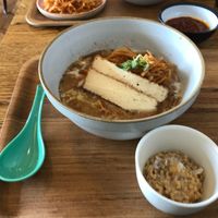 Ramen & side at ippudo V in Brooklyn