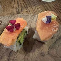 Papaya Sushi 🍣 Amazing   at ippudo V in Brooklyn