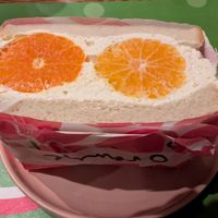 Fruit Sandwich - Orange unwrapped at ippudo V in Brooklyn