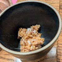 Natto topping at ippudo V in Brooklyn