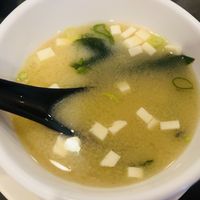 Miso soupp  at Kedai Pho & Japanese Cuisine in Glenwood Springs