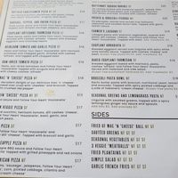 menu at Sage Bistro - Cloud Kitchen in Culver City