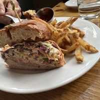 House-made tofu chickn - really delicious!  at Sage Bistro - Cloud Kitchen in Culver City