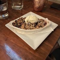 seasonal crumble - persimmon and blueberry #Veganuary at Sage Bistro - Cloud Kitchen in Culver City