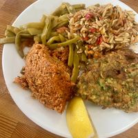 Tasty veggies 🌱 at Helvetia in Istanbul