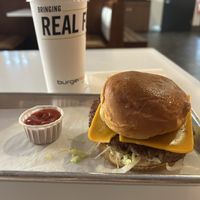   at Burger Lounge in Santa Monica