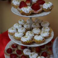 Mini tartelettes (catered)  at Pacchamama in Lima