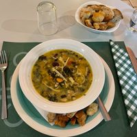 The soup of the day at Cibo in Aosta