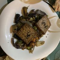 Marinated tofu and vegetables   at Cibo in Aosta