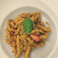 Pesto pasta at Cibo in Aosta