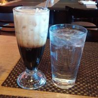 Iced Thai Coffee at Thai Vegan in Santa Fe