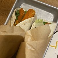 Buffalo chick’n wraps at Veggie Grill by Next Level - Downtown in Seattle