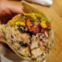 7 layer buritto with extra chicken at Next Level Veggie Grill - Downtown in Seattle