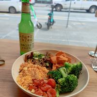 "Beef" Bulogi Bowl with a view 👌 at Veggie Grill by Next Level - Downtown in Seattle