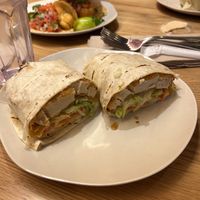 Buffalo chick’n wrap  at Veggie Grill by Next Level - Downtown in Seattle