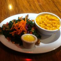 So good - mac'n'cheese and strawberry lemonade at Next Level Veggie Grill - Downtown in Seattle